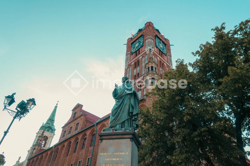 Historic Clock Tower and Statue