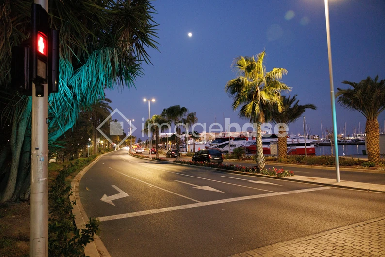 Evening Marina Drive