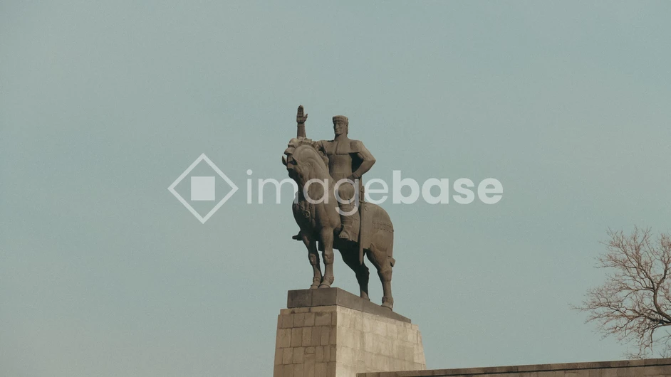 Statue on Pedestal