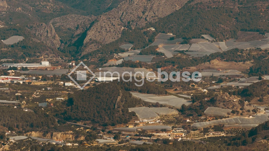 Aerial View of Agricultural Landscape