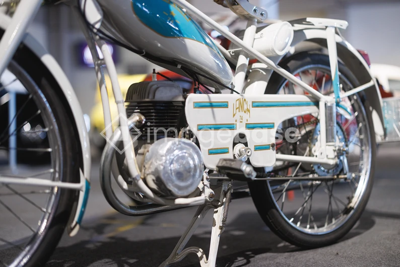 Vintage Motorcycle Display
