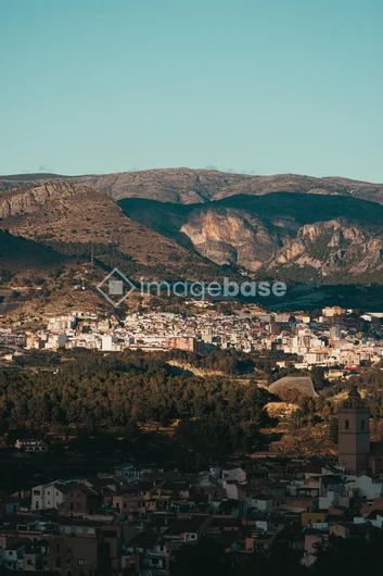 Mountain Cityscape