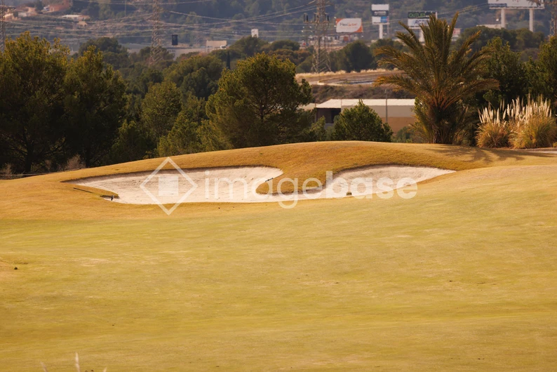 Sunny Golf Course Bunker