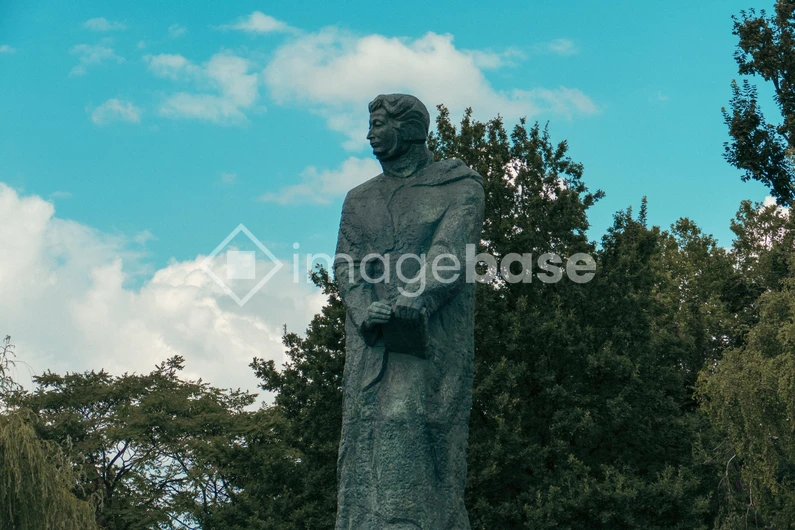 Statue Against Blue Sky