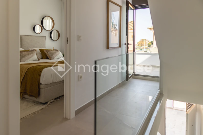 Modern Interior with Bedroom