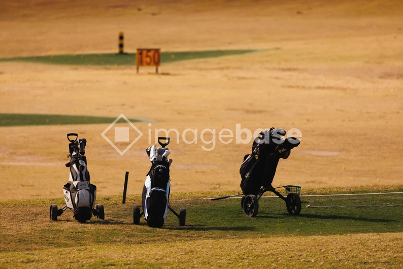 Golf Course with Equipment