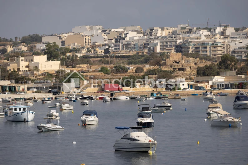 Coastal Harbor Scene