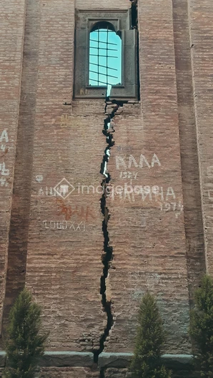 Cracked Brick Wall