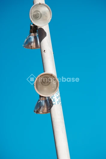 Blue Sky and Street Light