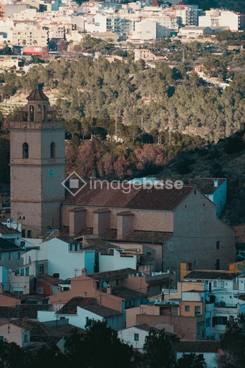 Scenic View of a Historic Town