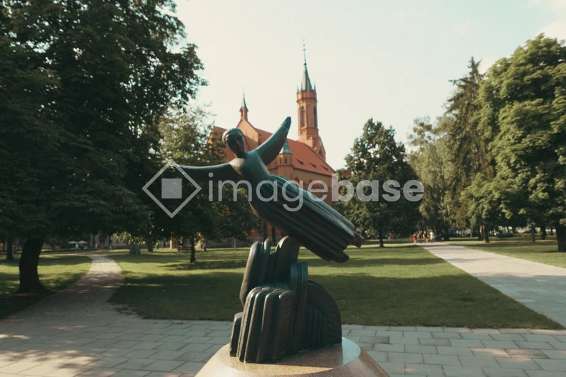 Peaceful Park Statue