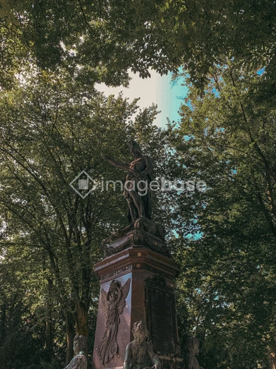 Historic Monument Surrounded by Trees