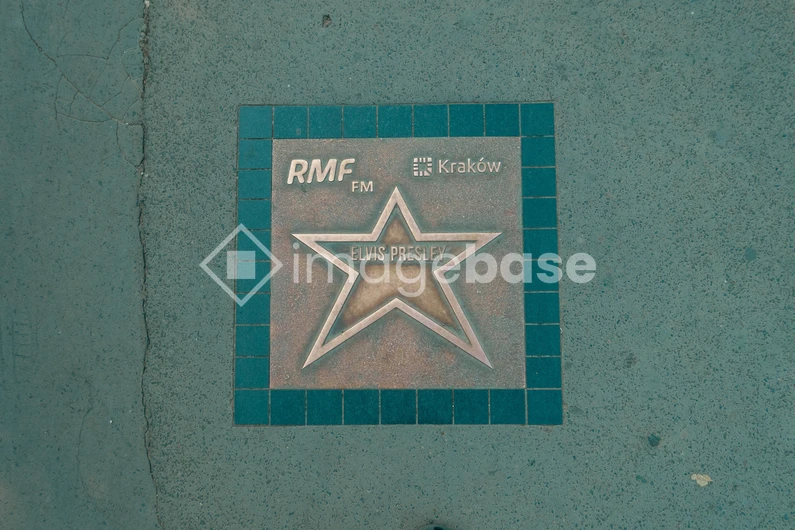 Star Plaque on Sidewalk