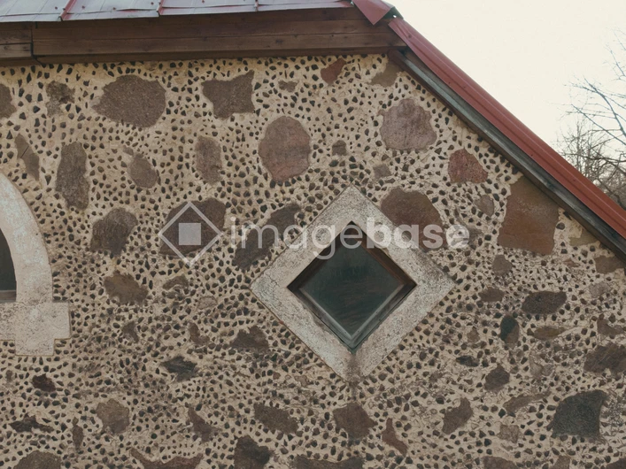 Stone Facade with Unique Patterns