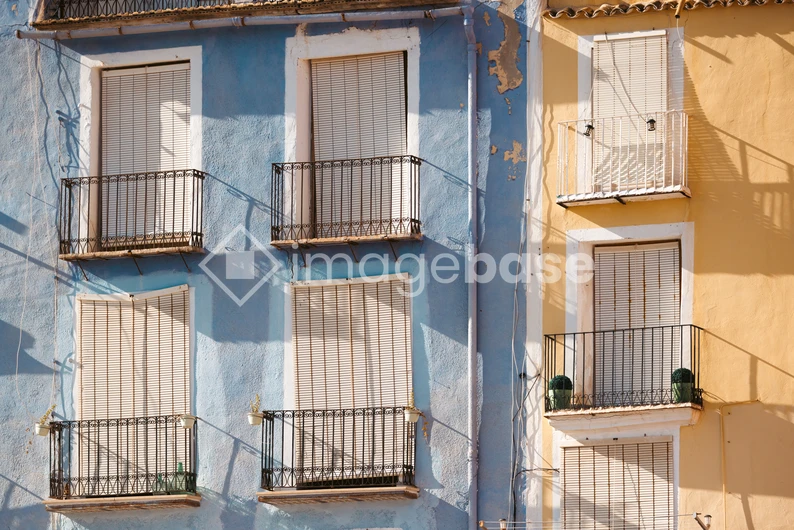 Colorful Shuttered Windows