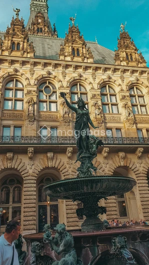 Historic Fountain and Architecture