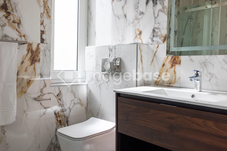Marble Bathroom Interior