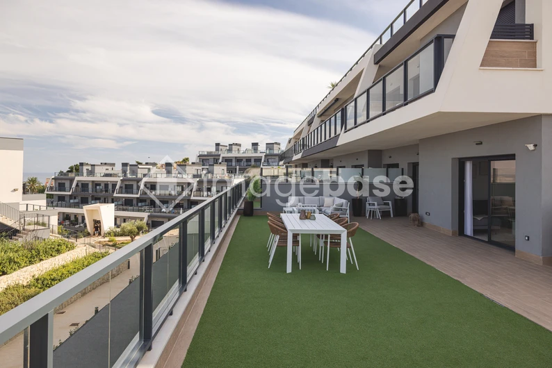 Modern Balcony with Scenic View