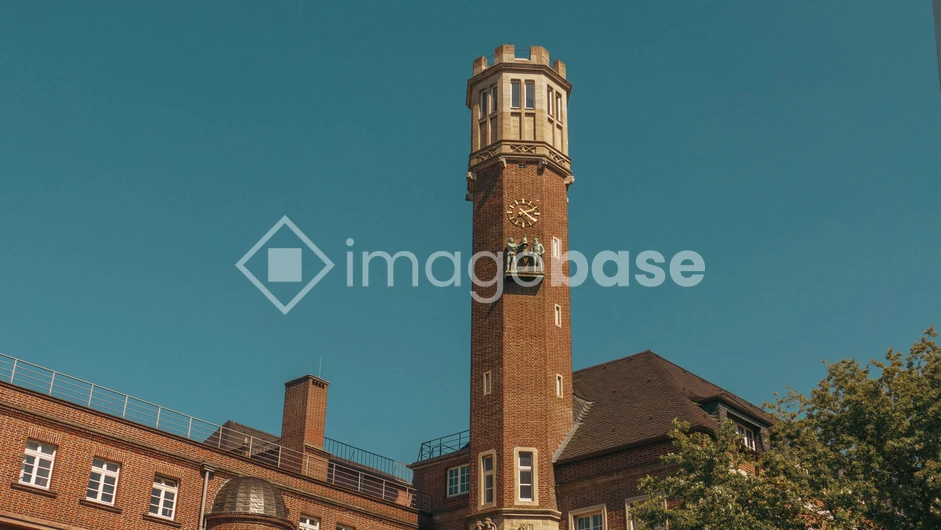 Historic Tower Against Blue Sky