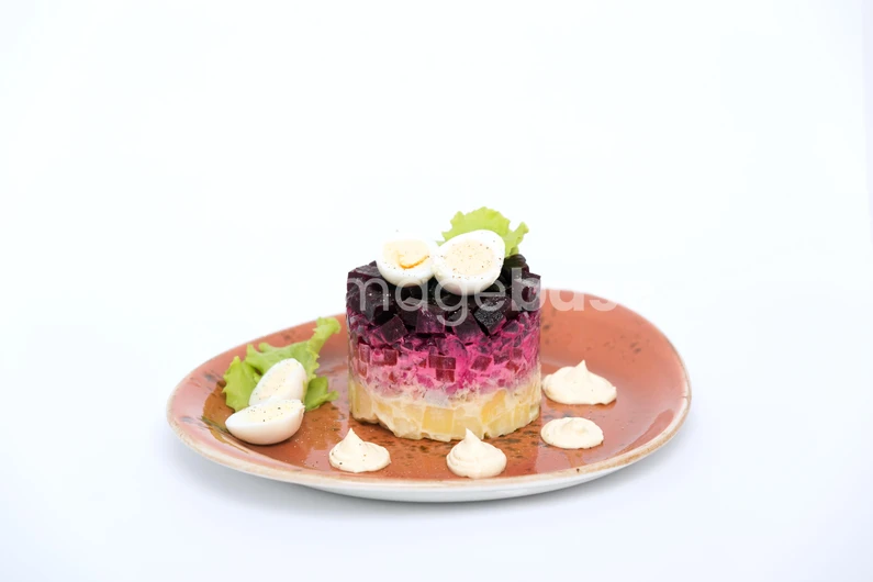 Layered Salad Plating