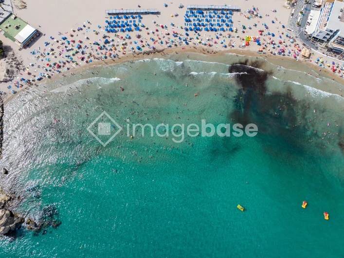 Aerial View of a Beach