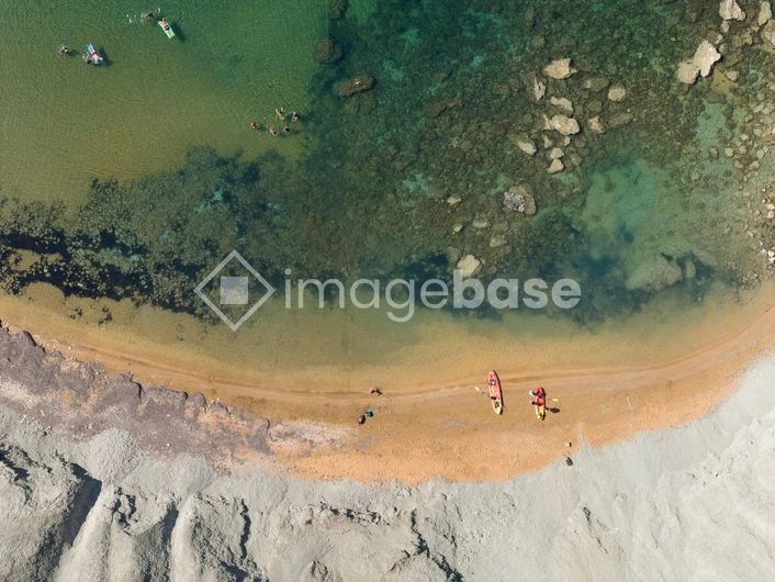 Scenic Beach Aerial View