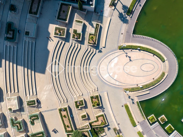 Amphitheater Aerial View
