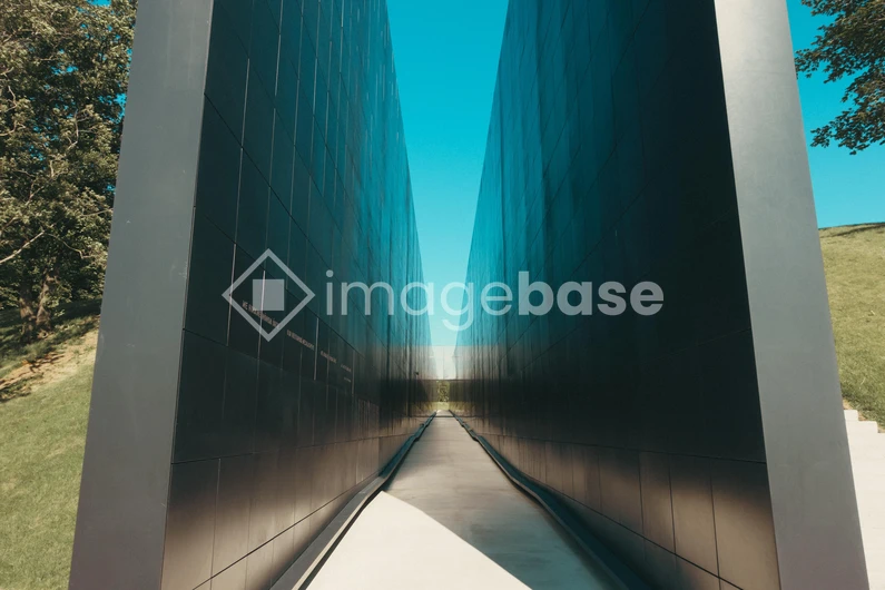 Pathway Between Monuments