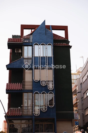 Modern Geometric Building