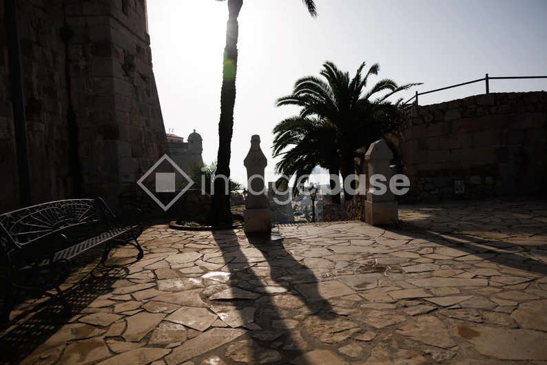 Sunlit Ancient Pathway