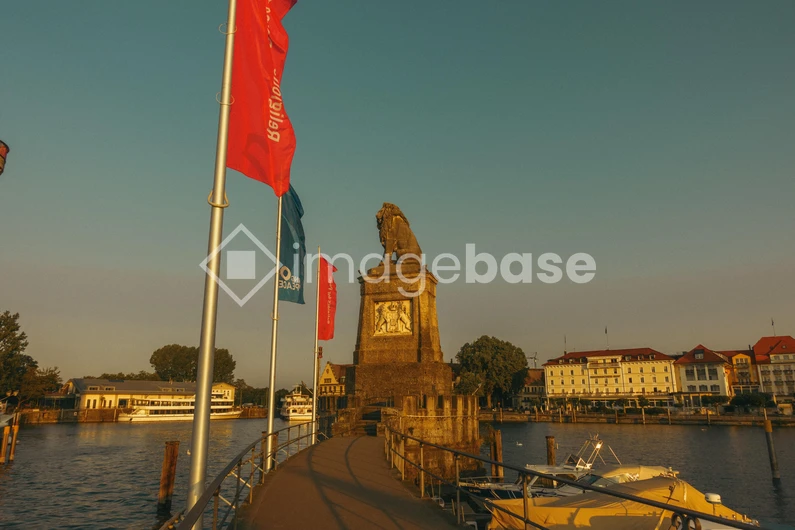 Sunset at the Harbor Monument