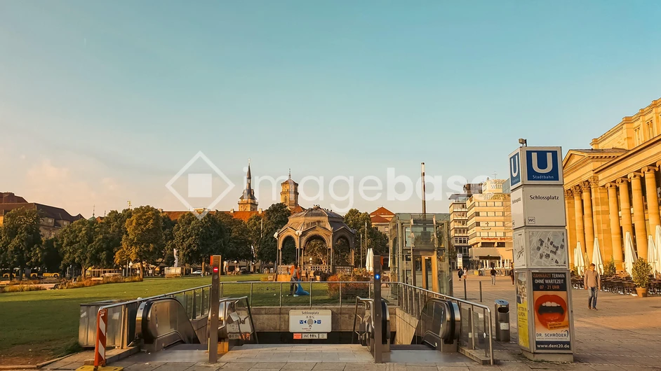 Urban Cityscape at Dusk