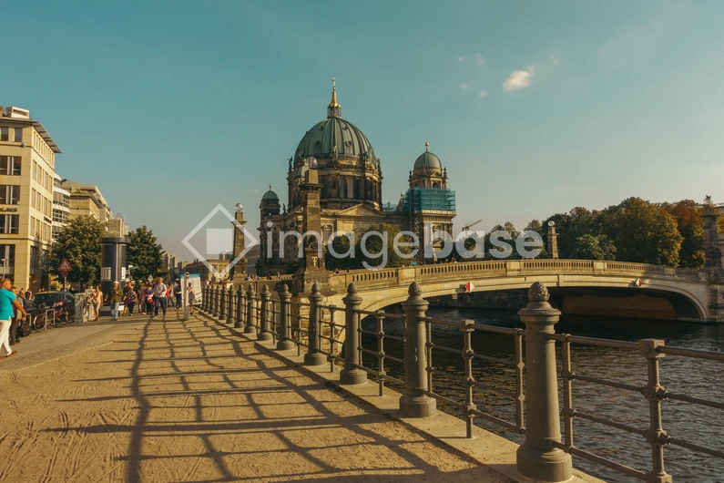 Historic Cityscape by the River
