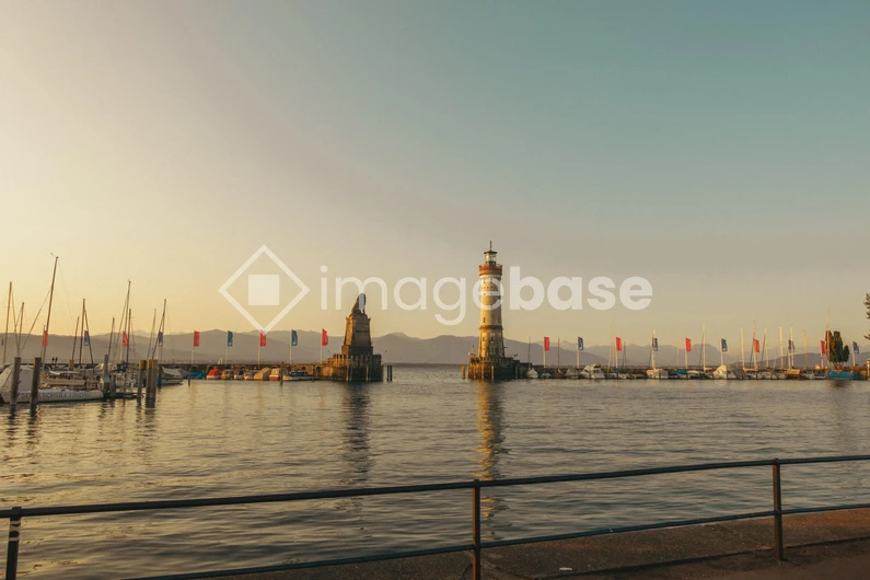 Sunset at the Harbor Entrance