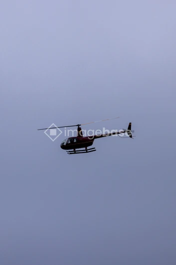 Helicopter in Flight