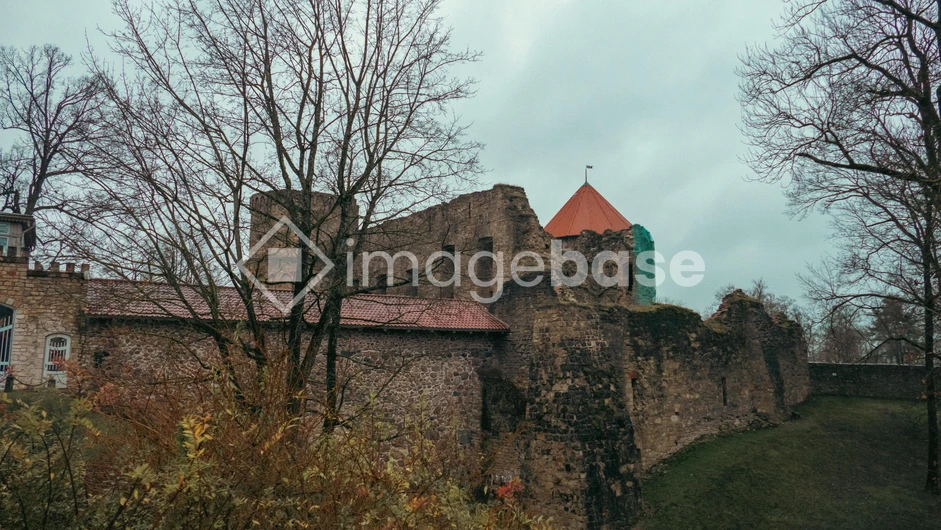 Ancient Fortress in Autumn