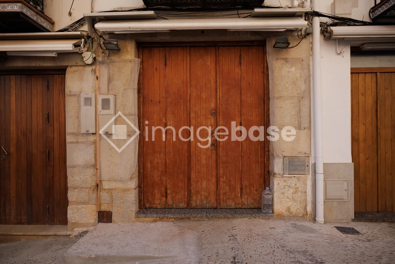 Rustic Wooden Doorway