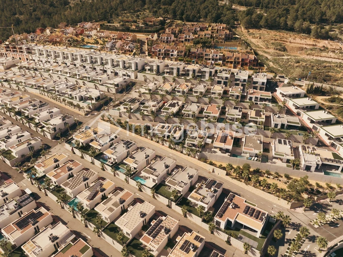 Aerial View of Residential Area