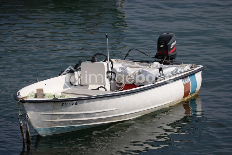 Serene Boat at Anchor