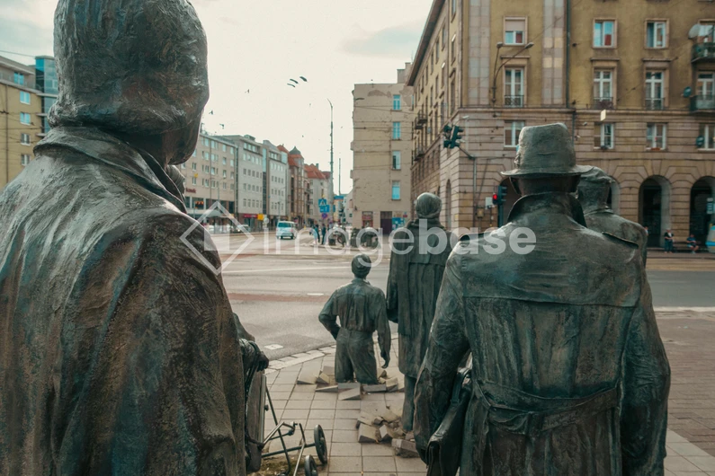 Urban Statue Scene
