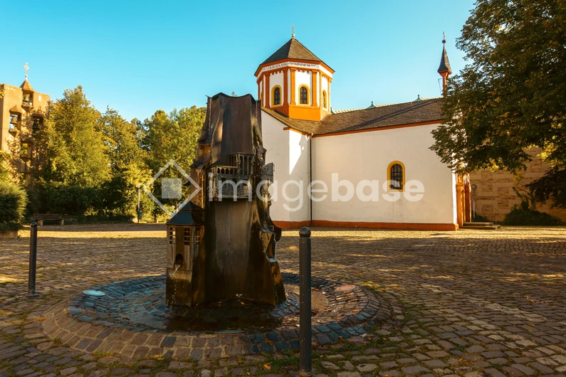 Historic Church and Sculpture