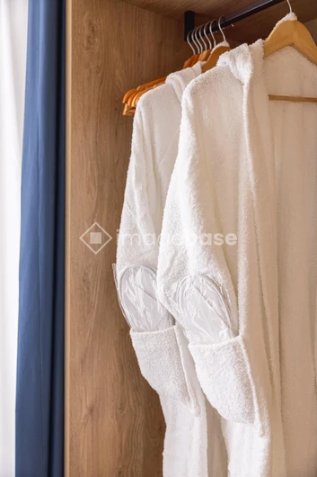 Cozy Bathrobes in Wardrobe
