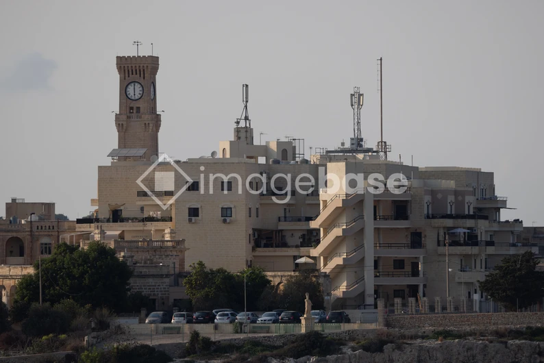 Historical Building with Clock Tower