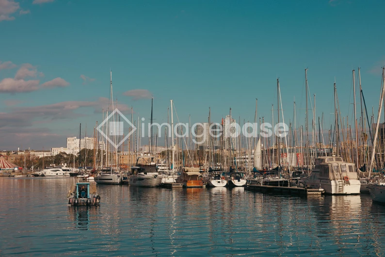 Marina with Sailboats