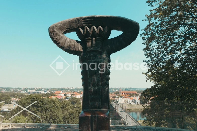 Statue Overlooking the City