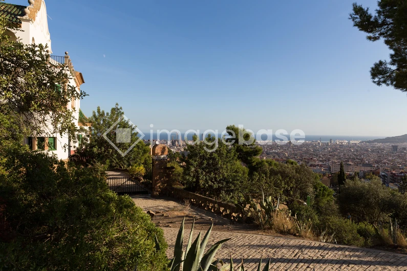 Cityscape Overlooking the Sea