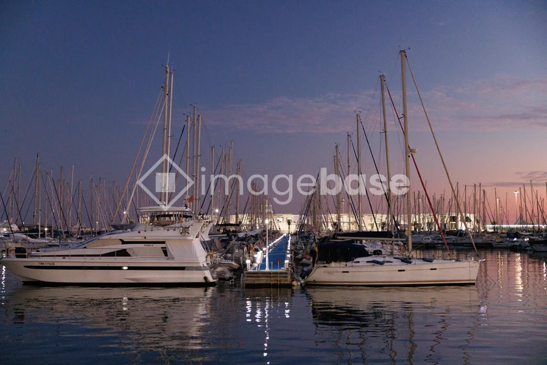 Serene Marina at Dusk