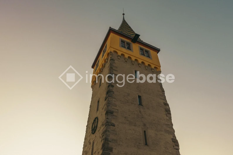 Historic Tower at Sunset