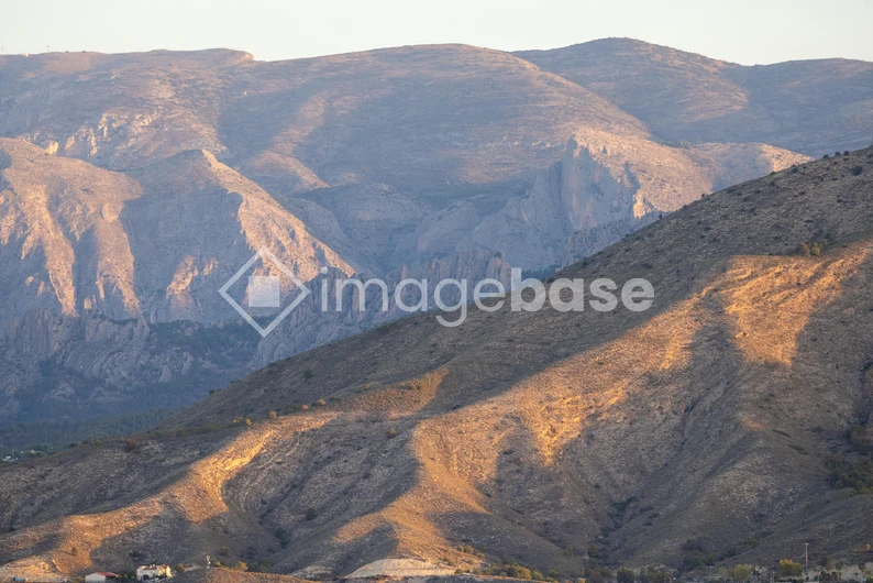 Mountain Landscape at Sunset