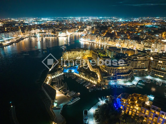 City Harbor at Night